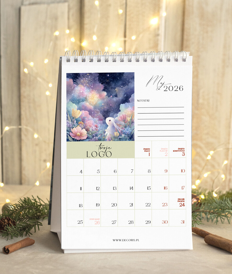 Prezenty oferta dla Firm kalendarze  Prezenty firmowe upominki biznesowe kalendarz stojący A5, prezent dla pracowników dla klientów kalendarz na biurko6