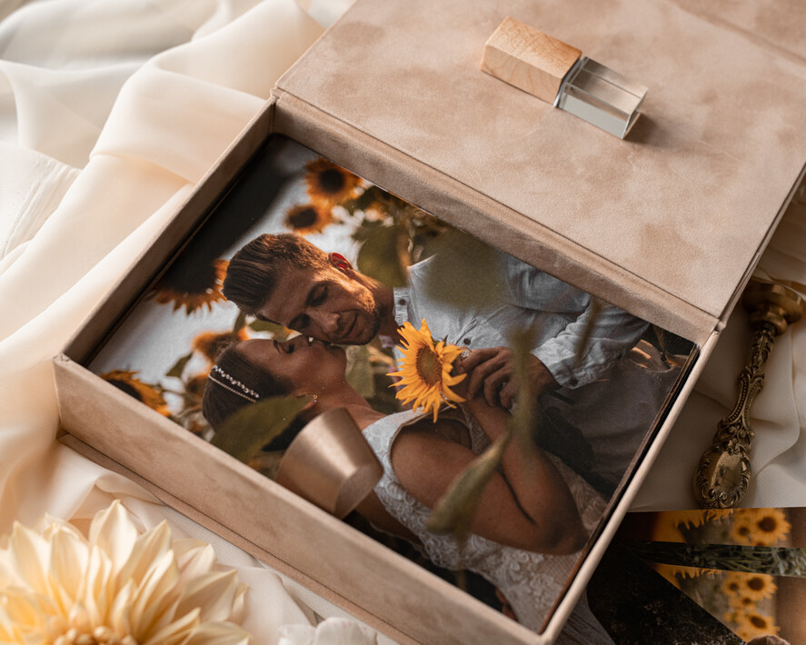 Albumy ślubne Pudełka na zdjęcia  pudełko na zdjęcia personalizowane welurowe pudełko na zdjęcia ślubne, pamiątka ślubu, pudełko od fotografa dla pary młodej, pomysł na prezent pudełko na zdjęcia 21