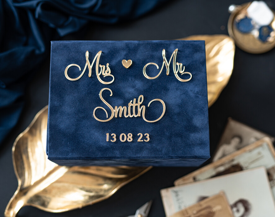 Albumy ślubne Pudełka na zdjęcia  pudełko na zdjęcia eleganckie welurowe pudełko na zdjęcia ślubne, pamiątka ślubu, pudełko od fotografa dla pary młodej, prezent dla młodej pary pudełko na zdjęcia 1