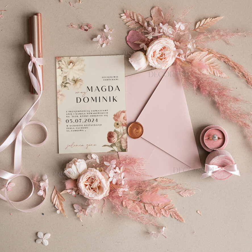 Zaproszenia ślubne Proste i Nowoczesne  proste zaproszenia ślubne ze zdjęciem, minimalistyczne zaproszenia na ślub i wesele ze zdjęciem, delikatne zaproszenie slubne ze zdjęciem, proste wzory zaproszeń ślubnych1