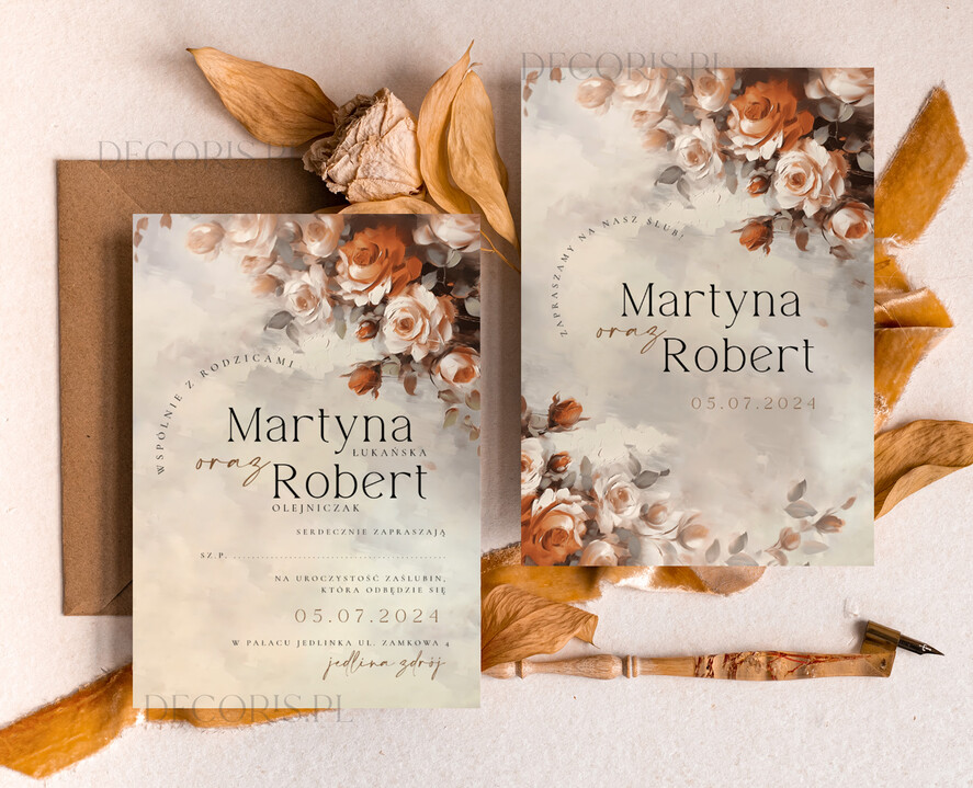 Zaproszenia ślubne Proste i Nowoczesne  rustykalne zaproszenia ślubne, minimalistyczne zaproszenia na ślub, delikatne zaproszenia slubne proste wzory zaproszeń ślubnych, nowoczesne zaproszenia slubne1