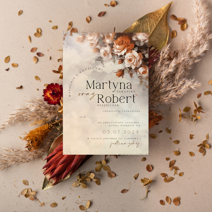Zaproszenia ślubne Proste i Nowoczesne  rustykalne zaproszenia ślubne, minimalistyczne zaproszenia na ślub, delikatne zaproszenia slubne proste wzory zaproszeń ślubnych, nowoczesne zaproszenia slubne2