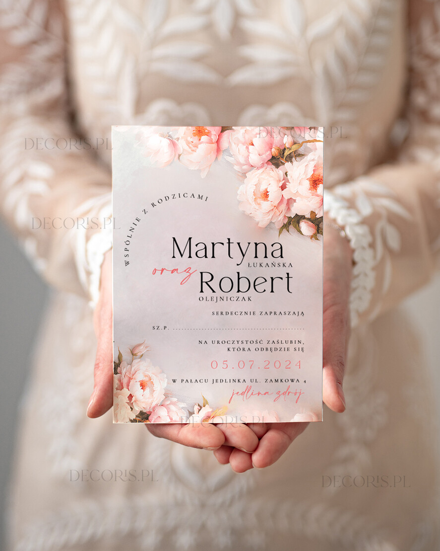 Zaproszenia ślubne Proste i Nowoczesne  kwiatowe wzory zaproszeń ślubnych, minimalistyczne zaproszenia na ślub, delikatne zaproszenia slubne proste wzory zaproszeń ślubnych, nowoczesne zaproszenia slubne1