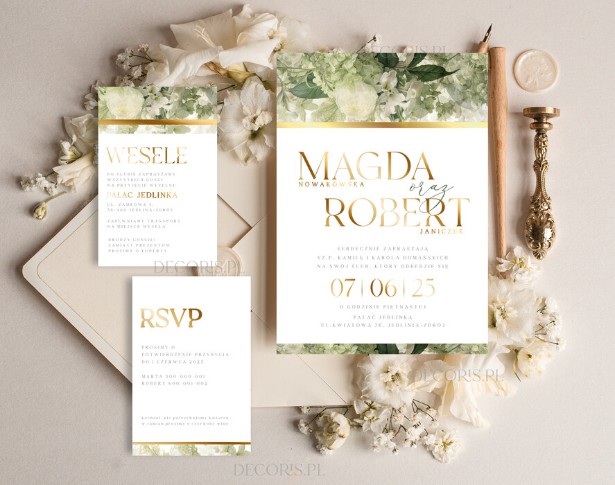 Zaproszenia ślubne Proste i Nowoczesne  eleganckie złote zaproszenia ślubne, minimalistyczne zaproszenia na ślub w złocie, delikatne zaproszenia slubne proste wzory zaproszeń ślubnych0