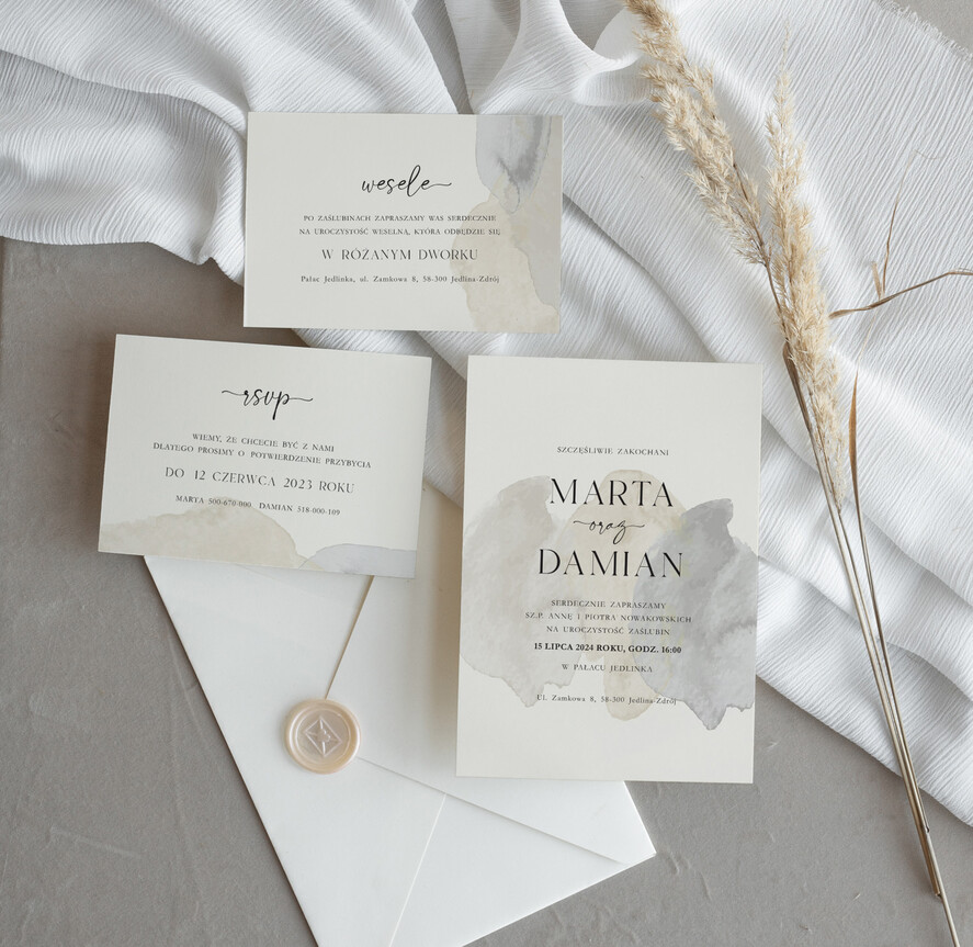 Zaproszenia ślubne Proste i Nowoczesne  klasyczne eleganckie zaproszenia ślubne, nowoczesne zaproszenia slubne, delikatne zaproszenia na slub, proste wzory zaproszeń ślubnych, minimalistyczne zaproszenia slubne0