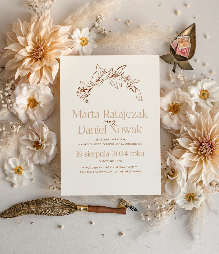 Zaproszenia ślubne Proste i Nowoczesne  rustykalne zaproszenia ślubne, minimalistyczne zaproszenia na ślub, delikatne zaproszenia slubne proste wzory zaproszeń ślubnych, nowoczesne zaproszenia slubne3