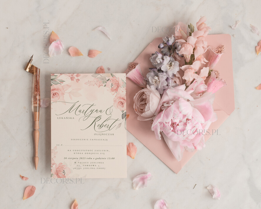 Zaproszenia ślubne Proste i Nowoczesne  proste zaproszenia ślubne, minimalistyczne zaproszenia na ślub i wesele, delikatne zaproszenia slubne, proste wzory zaproszeń ślubnych1