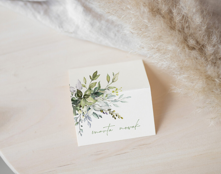 Winietki Nowoczesne prosta forma  nowoczesne winietki ślubne, proste wizytówki na stoły weselne, delikatne winietki ślubne, proste winietki dla gości, etykiety na stoły weselne3