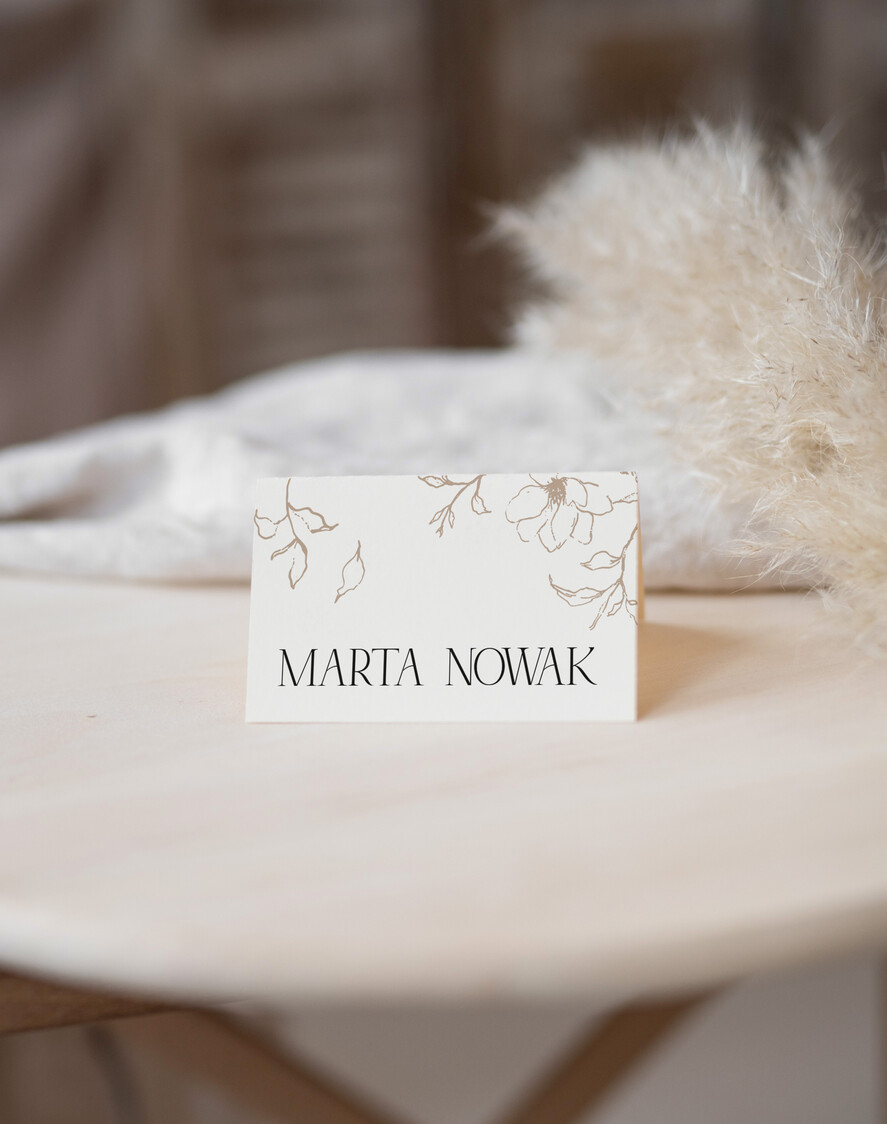 Winietki Nowoczesne prosta forma  winietki na stół weselny, wizytówki ślubne, nowoczesne wizytówki na stoły weselne, winietki na stol weselny2
