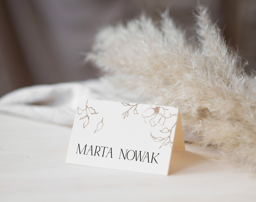 Winietki Nowoczesne prosta forma  winietki na stół weselny, wizytówki ślubne, nowoczesne wizytówki na stoły weselne, winietki na stol weselny0
