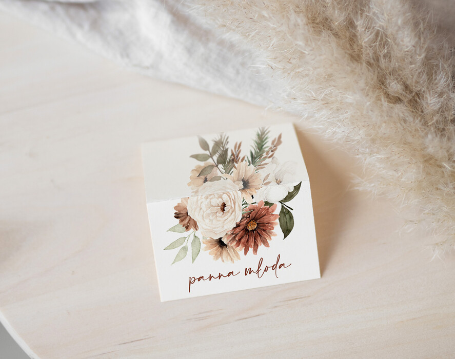 Winietki Nowoczesne prosta forma  delikatne wizytówki ślubne , eleganckie winietki na stół weselny, wizytówki na stoły weselne, nowoczesne wizytówki na stoły weselne, rustykalne winietki ślubne 0