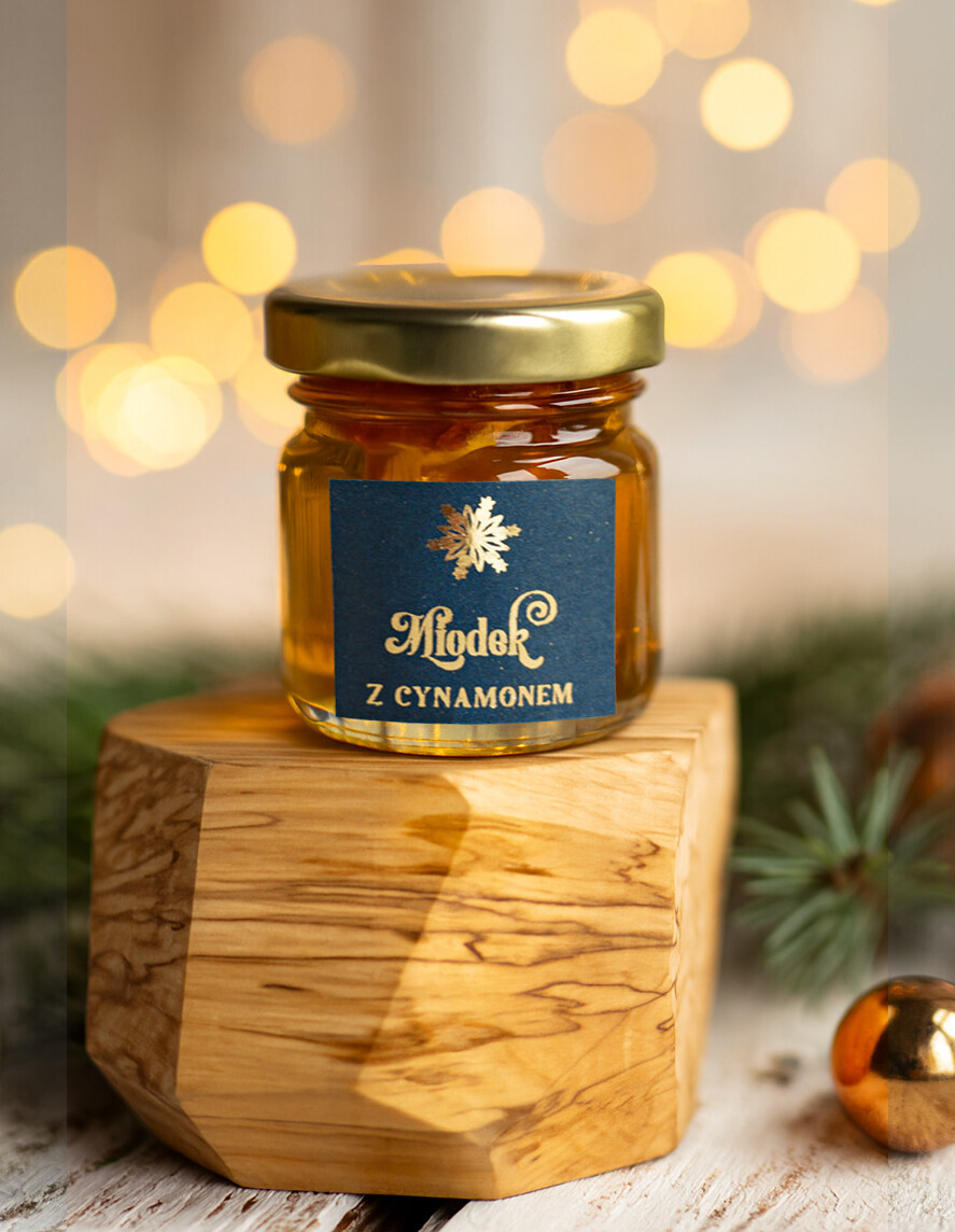 Prezenty oferta dla Firm MIODY KONFITURY SOKI Drobne prezenty Dla Firm miód z cynamonem, miody drobne upominki  dla pracowników,0