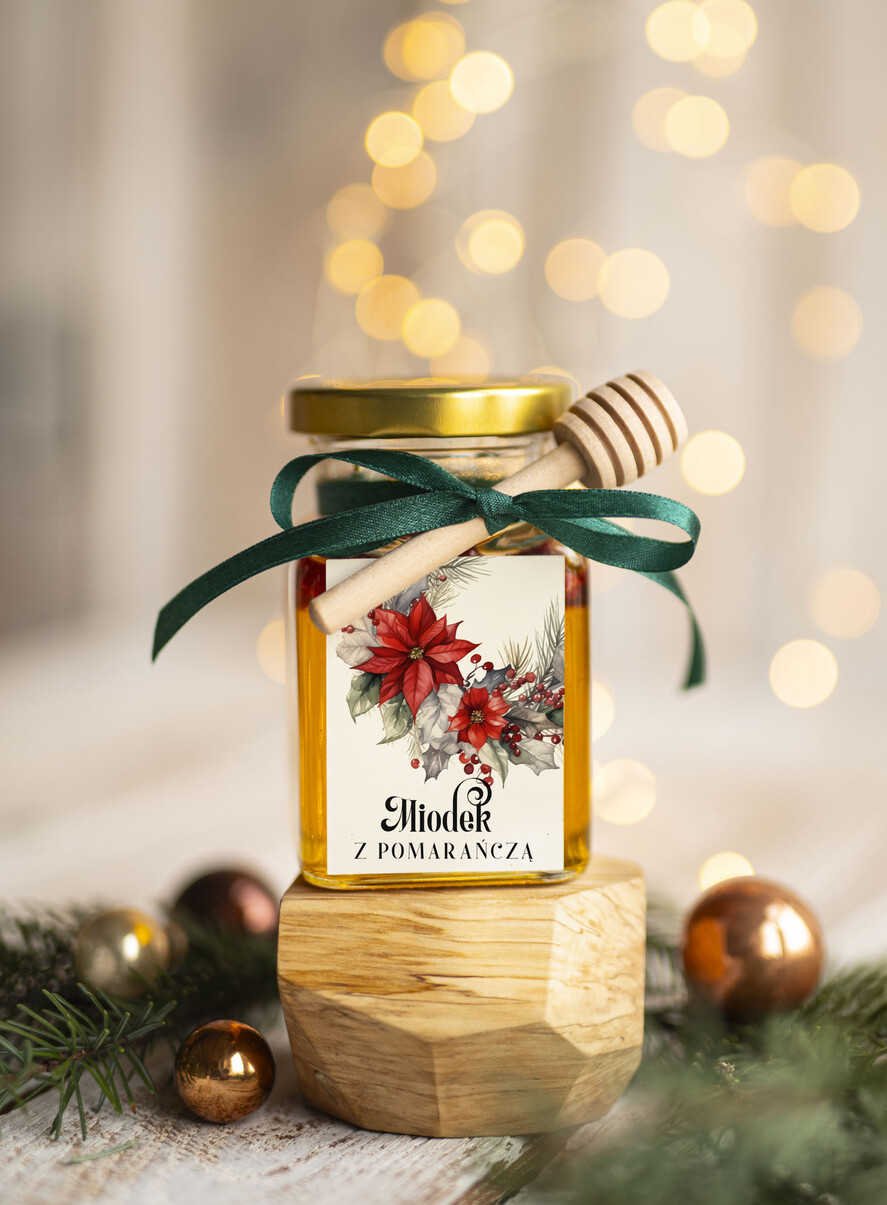 Prezenty oferta dla Firm MIODY KONFITURY SOKI Drobne prezenty dla firm miód z maliną i miodownikiem , drobne upominki na święta dla pracowników0