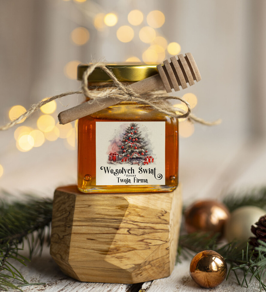 Prezenty oferta dla Firm MIODY KONFITURY SOKI Drobne prezenty dla firm miód z maliną i miodownikiem , drobne upominki na święta dla pracowników1