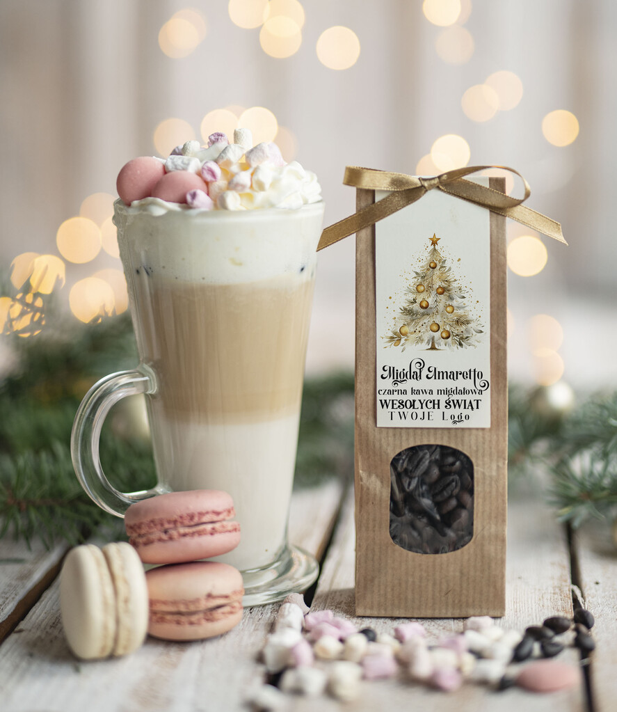 Prezenty oferta dla Firm HERBATA KAWA Drobne prezenty dla firm na boże narodzenie kawa ameretto, drobne upominki na święta dla pracowników, świąteczna kawa dla pracowników i kontrahentów0