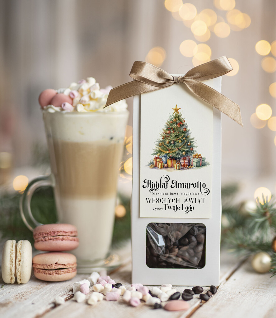 Prezenty oferta dla Firm HERBATA KAWA Drobne prezenty dla firm na boże narodzenie kawa ameretto, drobne upominki na święta dla pracowników, świąteczna kawa dla pracowników i kontrahentów0