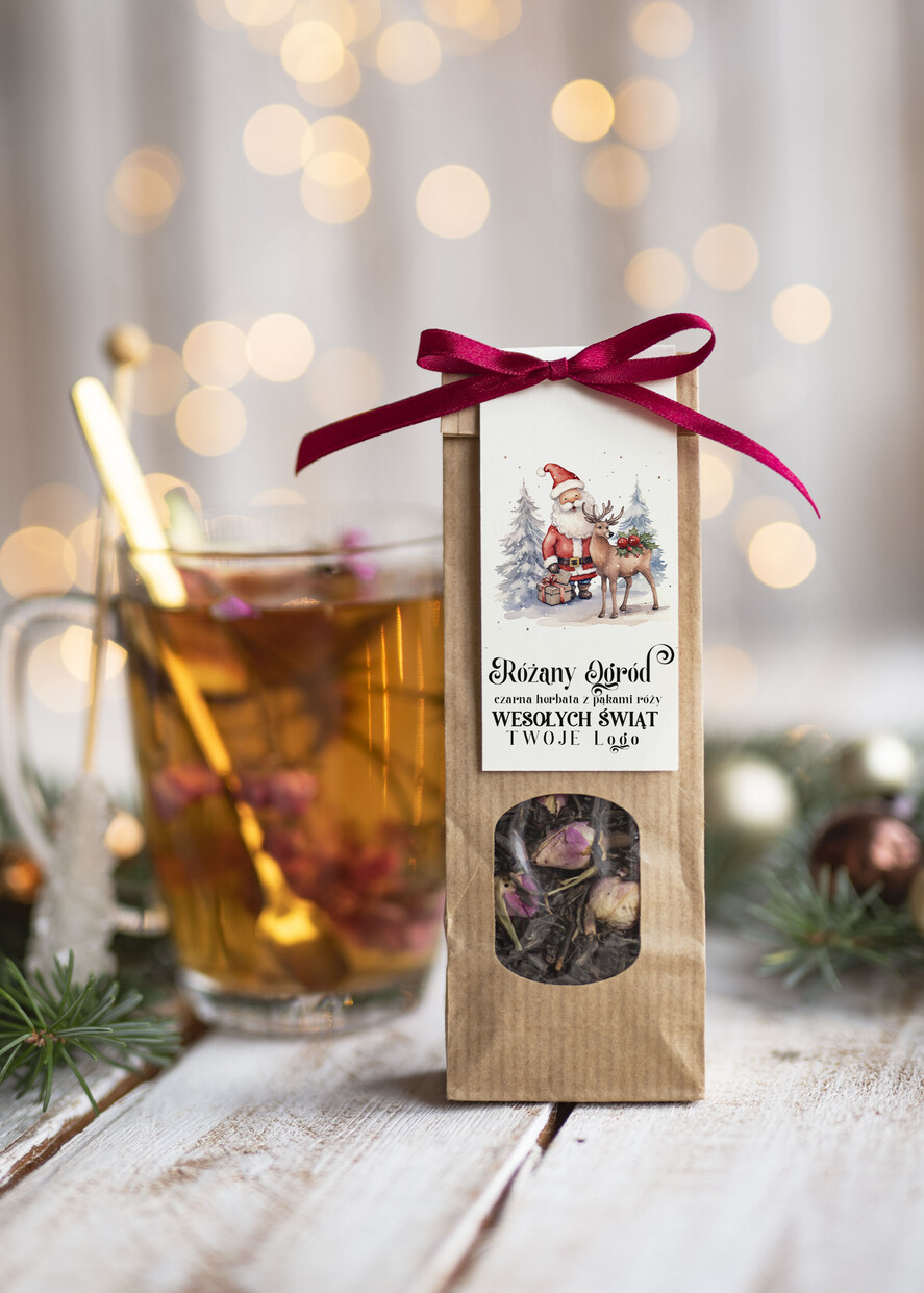 Prezenty oferta dla Firm HERBATA KAWA herbata swiateczna prezent, Upominki firmowe na Boże Narodzenie herbata świąteczna pakami róży, Herbata świąteczna drobne prezenty na święta dla pracowników, bożonarodzeniowy prezent herbata świateczna1