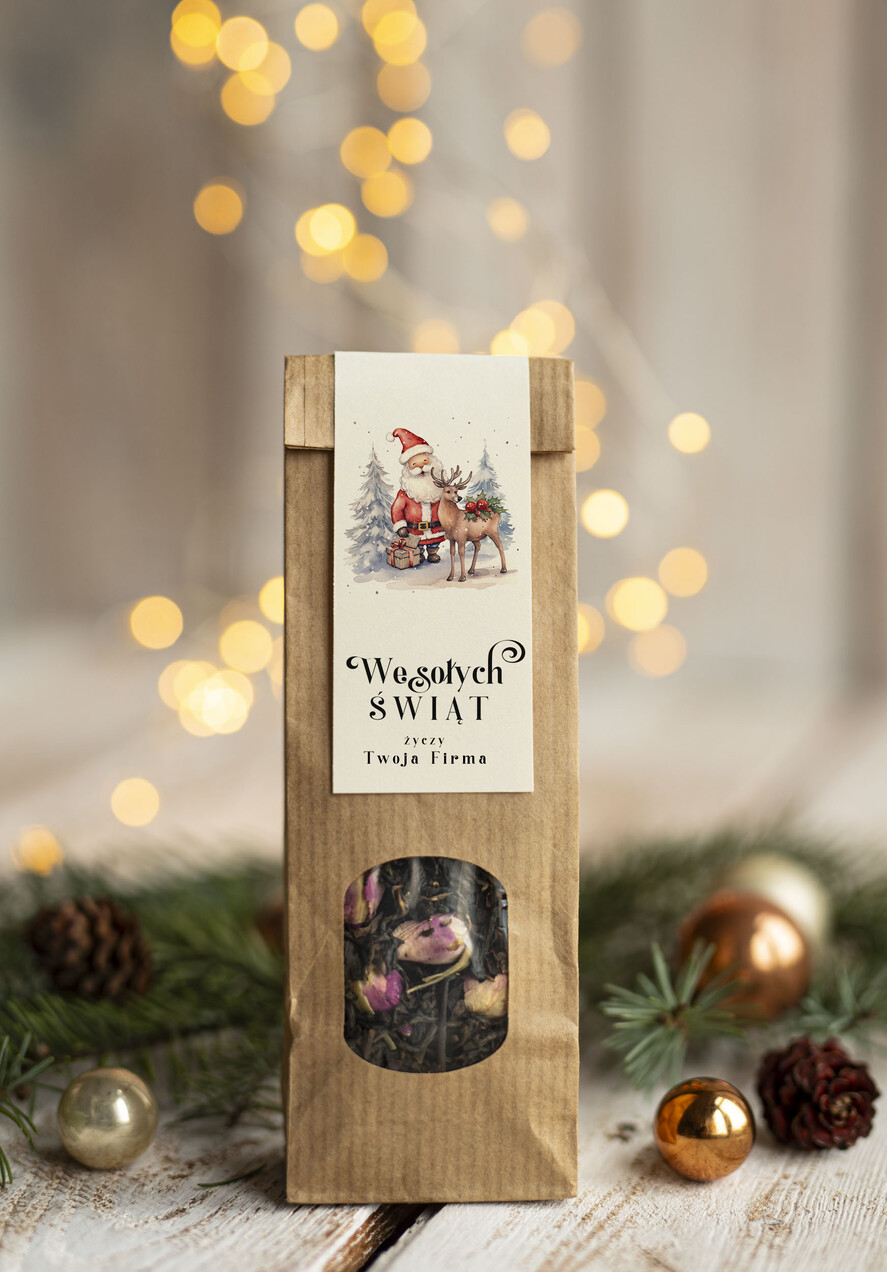 Prezenty oferta dla Firm HERBATA KAWA herbata swiateczna prezent, Upominki firmowe na Boże Narodzenie herbata świąteczna pakami róży, Herbata świąteczna drobne prezenty na święta dla pracowników, bożonarodzeniowy prezent herbata świateczna2