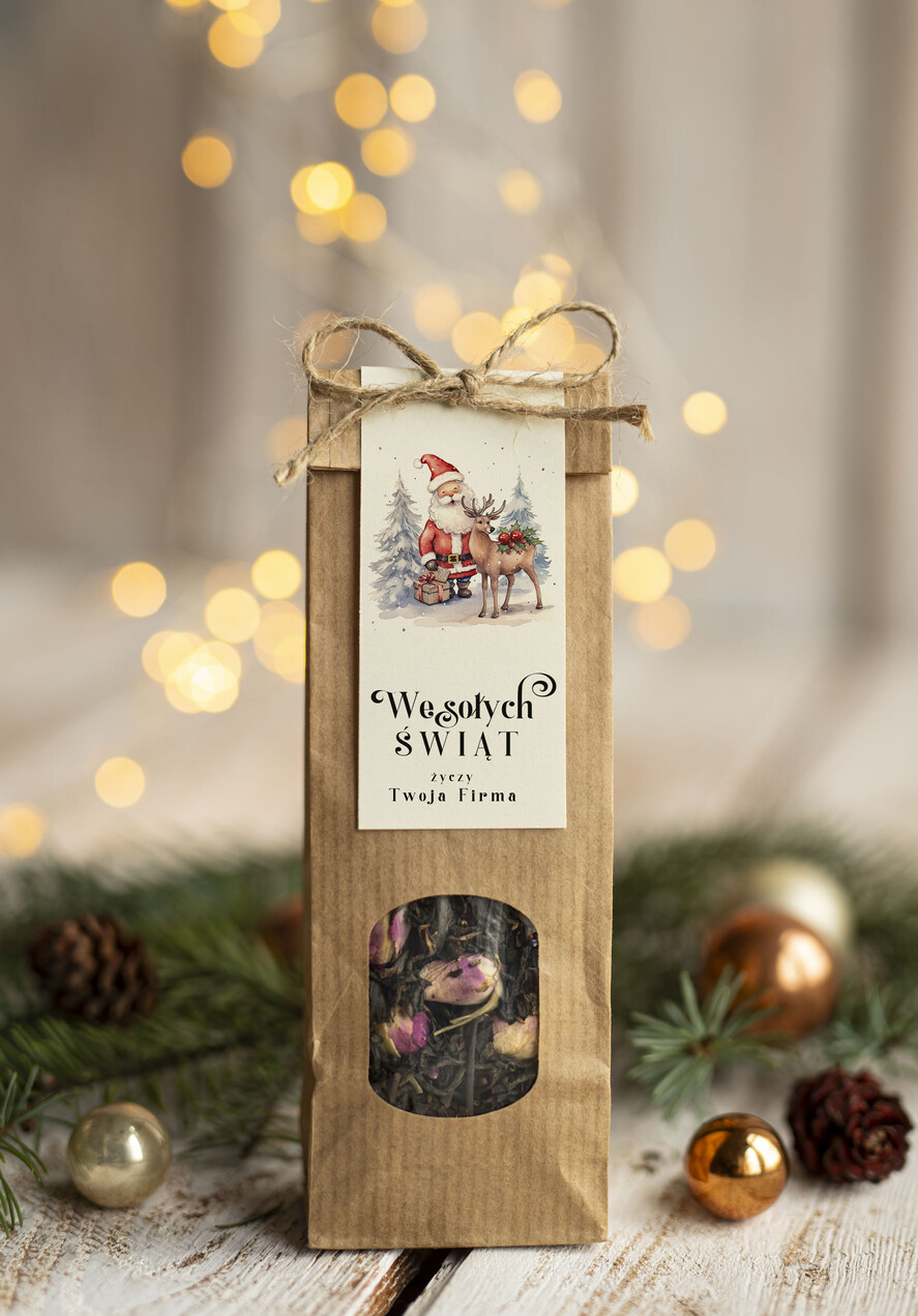 Prezenty oferta dla Firm HERBATA KAWA herbata swiateczna prezent, Upominki firmowe na Boże Narodzenie herbata świąteczna pakami róży, Herbata świąteczna drobne prezenty na święta dla pracowników, bożonarodzeniowy prezent herbata świateczna4