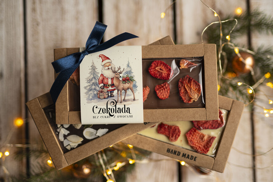 Prezenty oferta dla Firm CZEKOLADA/ pralinki/ bomboniery Drobne prezenty dla firm ręcznie robiona czekolada, Czekolada świąteczna bez cukru z logo, drobne upominki na święta dla pracowników, świąteczne gadżety  kontrahentów,1