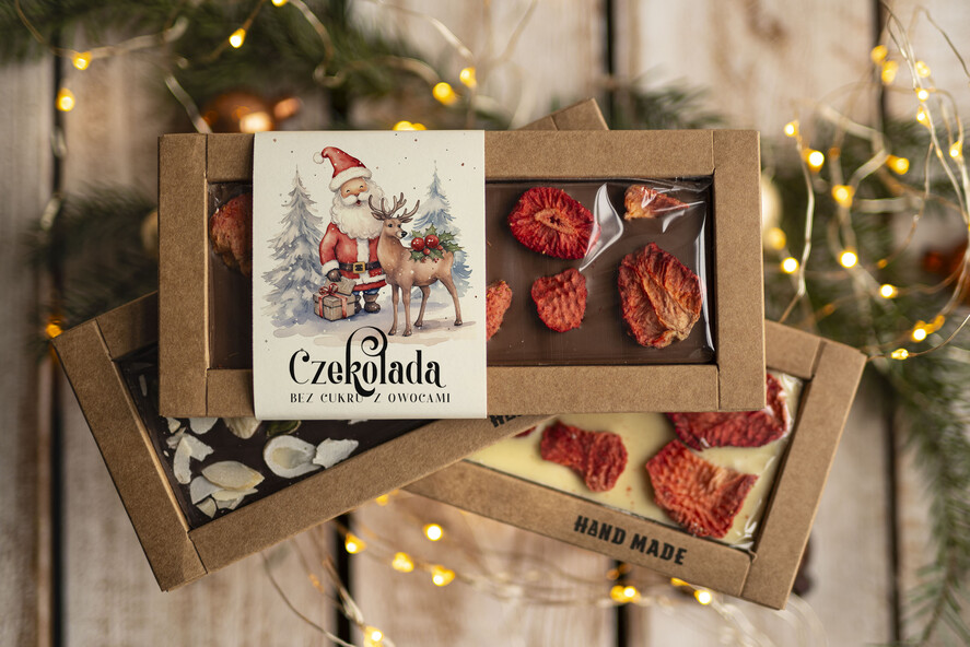Prezenty oferta dla Firm CZEKOLADA/ pralinki/ bomboniery Drobne prezenty dla firm ręcznie robiona czekolada, Czekolada świąteczna bez cukru z logo, drobne upominki na święta dla pracowników, świąteczne gadżety  kontrahentów,1