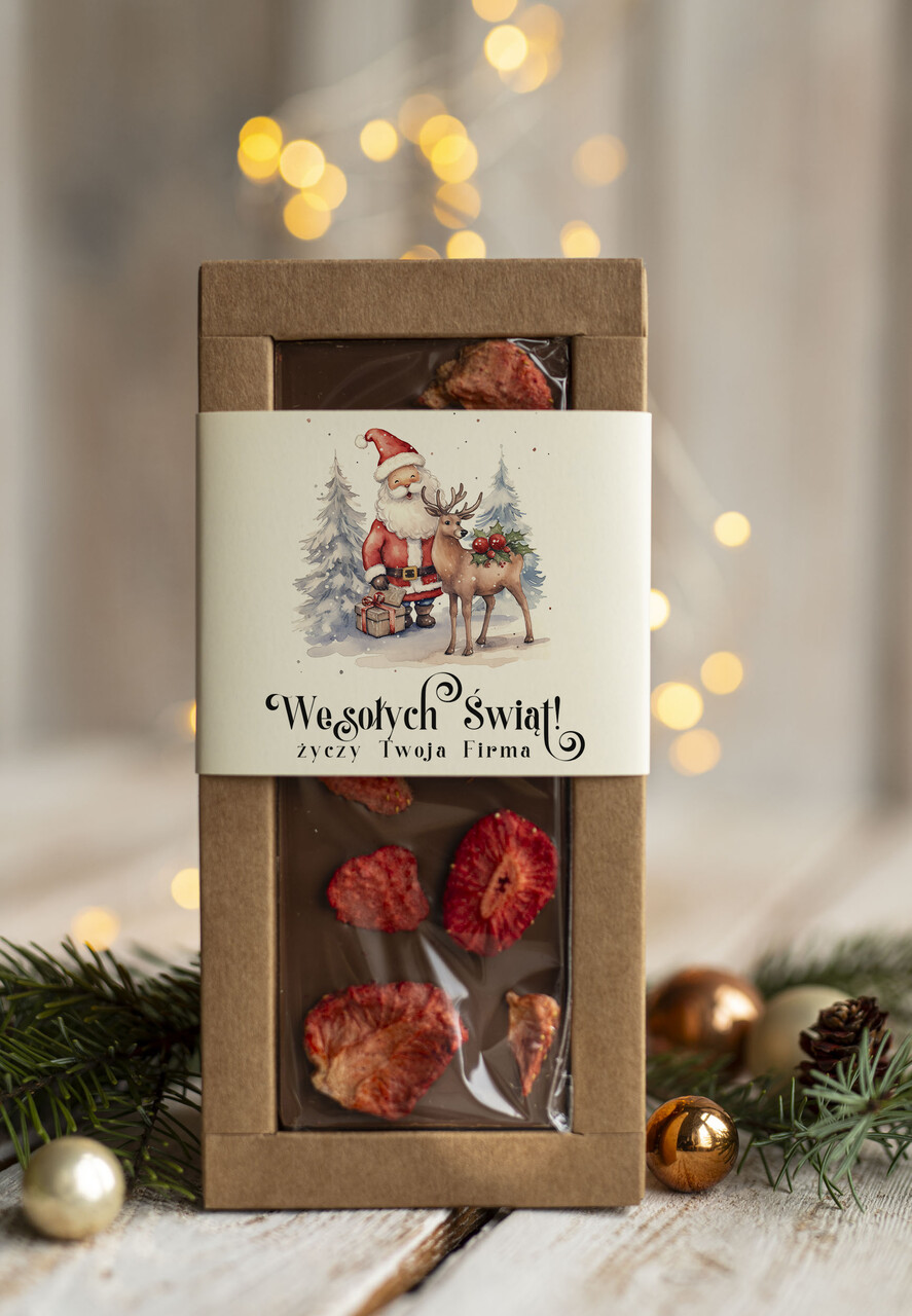 Prezenty oferta dla Firm CZEKOLADA/ pralinki/ bomboniery Drobne prezenty dla firm ręcznie robiona czekolada, Czekolada świąteczna bez cukru z logo, drobne upominki na święta dla pracowników, świąteczne gadżety  kontrahentów,3