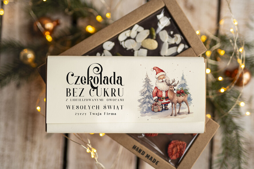 Prezenty oferta dla Firm CZEKOLADA/ pralinki/ bomboniery Drobne prezenty dla firm ręcznie robiona czekolada, Czekolada świąteczna bez cukru z logo, drobne upominki na święta dla pracowników, świąteczne gadżety  kontrahentów,1