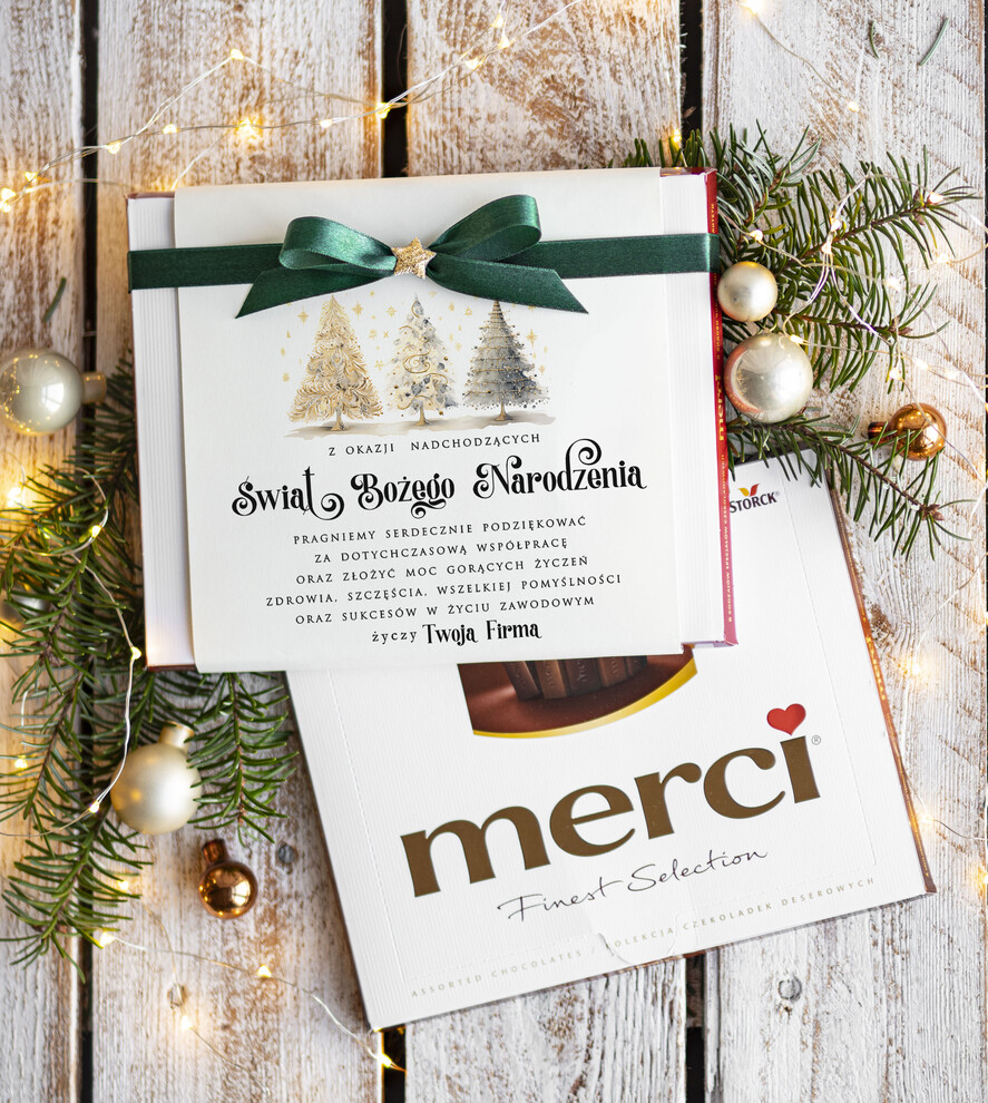 Prezenty oferta dla Firm CZEKOLADA/ pralinki/ bomboniery czekoladki bombonierka na prezent świąteczny z logo,  Drobne prezenty dla firm świąteczne czekoladki z życzeniami, Bombonierka świąteczna z życzeniami, drobne upominki na święta dla pracowników, świąteczne gadżety  kontrahentów0