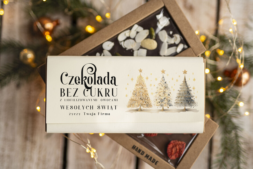 Prezenty oferta dla Firm CZEKOLADA/ pralinki/ bomboniery Drobne prezenty dla firm ręcznie robiona czekolada, Czekolada świąteczna bez cukru z logo, drobne upominki na święta dla pracowników, świąteczne gadżety  kontrahentów,2