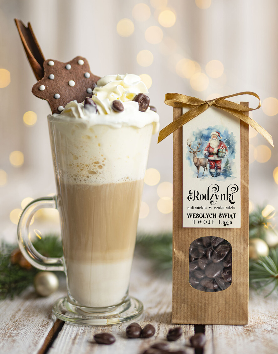 Prezenty oferta dla Firm CHRUPKIE DODATKI rodzynki w czekoladzie drobne prezenty biznesowe dla firm, drobne słodycze upominki na święta dla pracowników, prezent bożonarodzeniowy dla pracowników i kontrahentów, drobne prezenty firmowe0