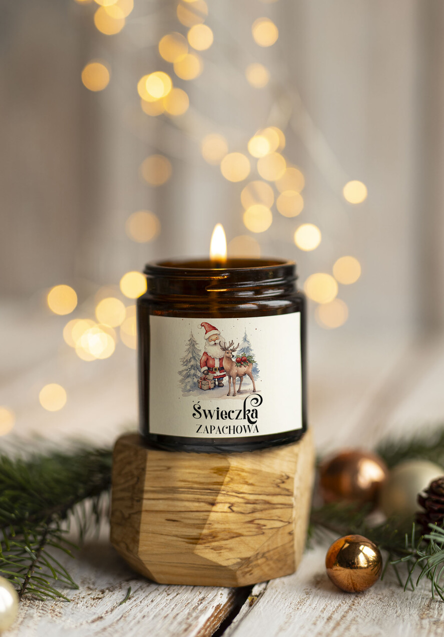 Prezenty oferta dla Firm ŚWIECZKI drobne prezenty biznesowe dla firm, drobne upominki na święta dla pracowników, świąteczne gadżety dla pracowników i kontrahentów, drobne prezenty firmowe  Upominki firmowe na Boże Narodzenie Świeczka zapachowa 120 ml 1