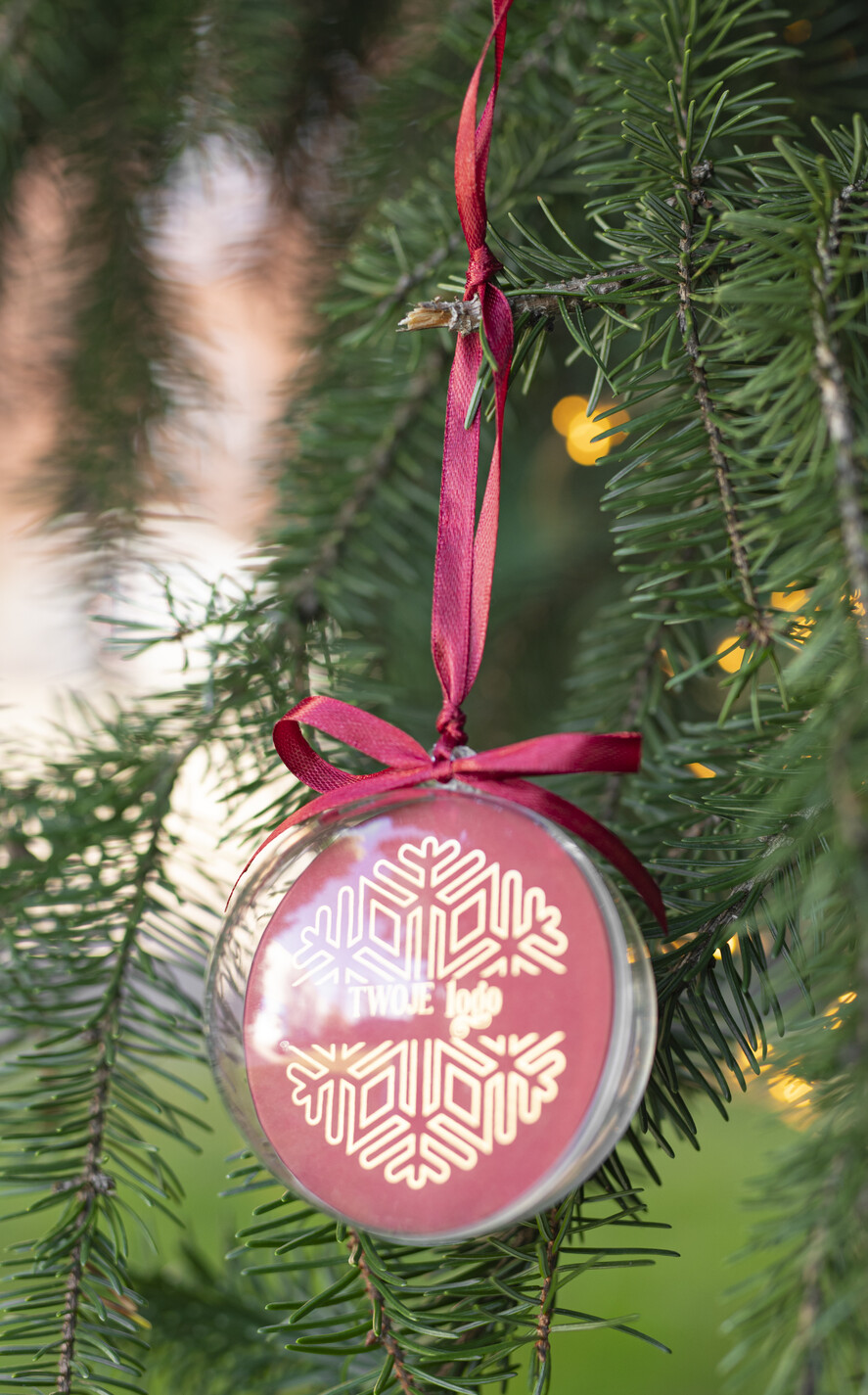 Prezenty oferta dla Firm Bombki ZAWIESZKI na choinkę Prezent Biznesowy Na Święta Bombka z dla firm idealny upominek B2B w opakowaniu2