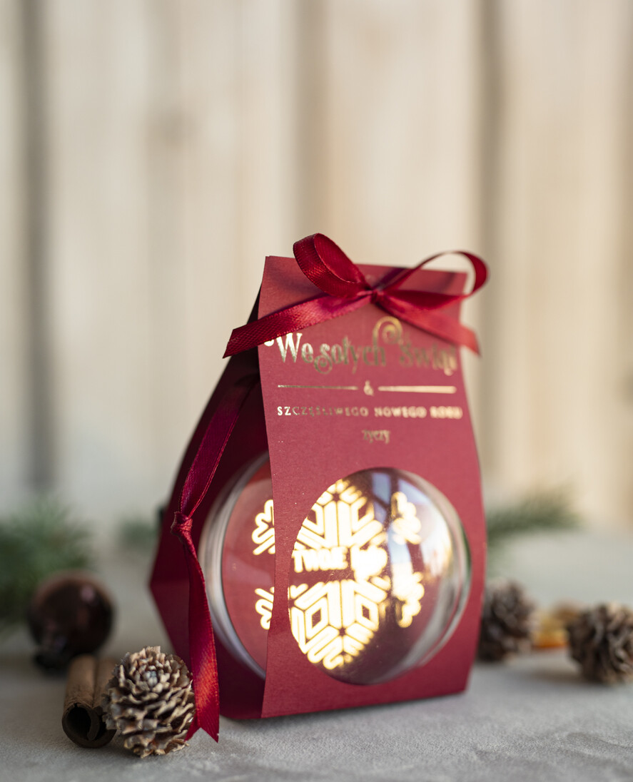 Prezenty oferta dla Firm Bombki ZAWIESZKI na choinkę Prezent Biznesowy Na Święta Bombka z dla firm idealny upominek B2B w opakowaniu6