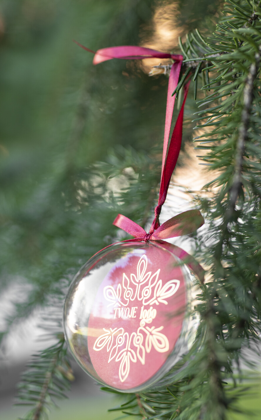 Prezenty oferta dla Firm Bombki ZAWIESZKI na choinkę Prezent Biznesowy Na Święta Bombka z dla firm idealny upominek B2B w opakowaniu2