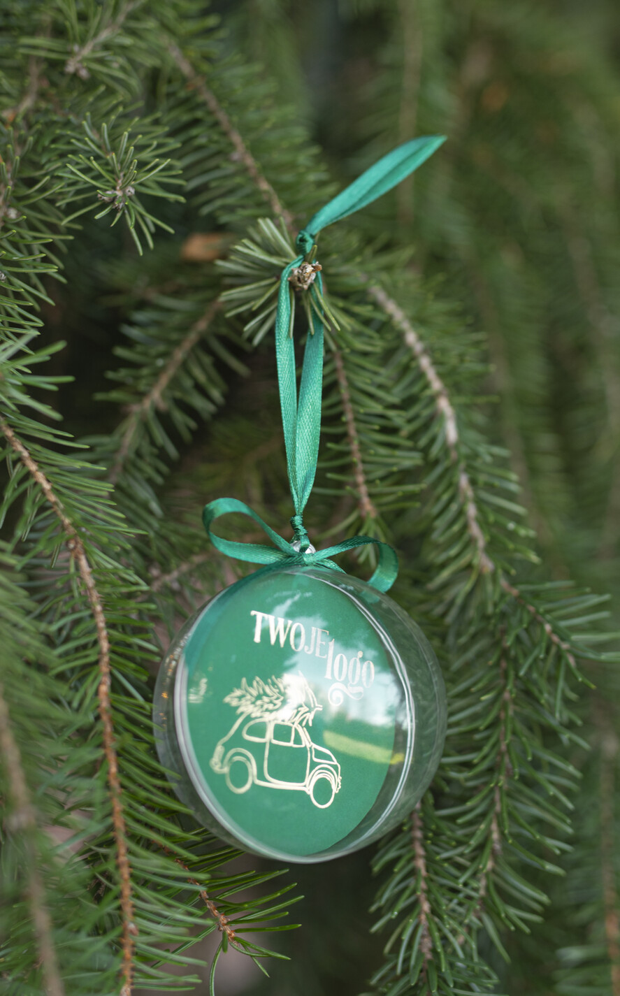Prezenty oferta dla Firm Bombki ZAWIESZKI na choinkę Prezent Biznesowy Na Święta Bombka z samochodem Logo Choinka z logo dla firm idealny upominek dla firm spedycyjnych1