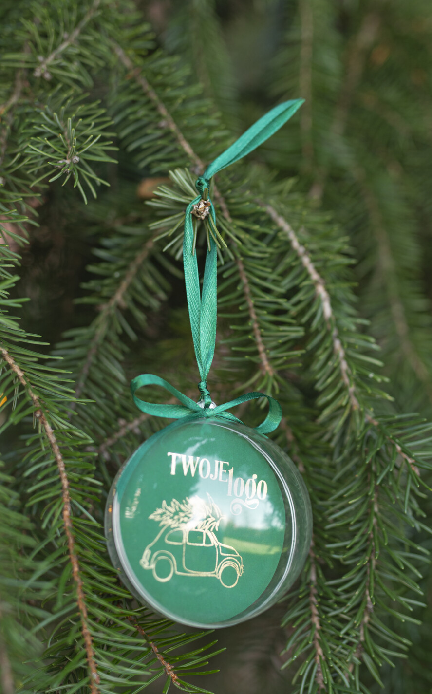 Prezenty oferta dla Firm Bombki ZAWIESZKI na choinkę Prezent Biznesowy Na Święta Bombka z samochodem Logo Choinka z logo dla firm idealny upominek dla firm spedycyjnych2