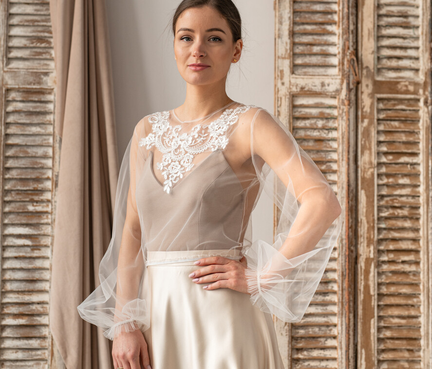 Panna Młoda Bolerka bolerka, narzutki, sweterki koronkowe bolerko ślubne, koronkowe bolerko do sukni ślubnej, delikatne bolerko ślubne, koronkowa narzutka ślubne, 2