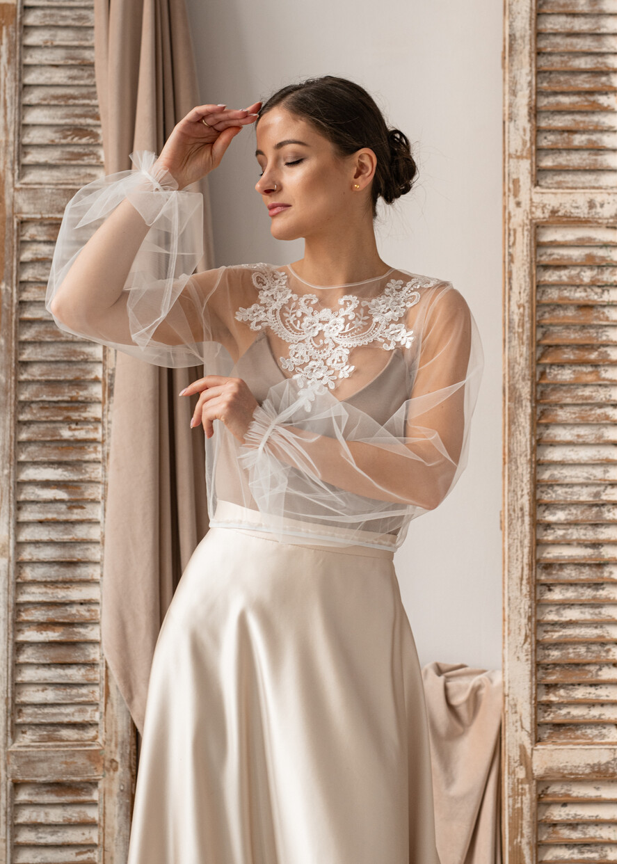 Panna Młoda Bolerka bolerka, narzutki, sweterki koronkowe bolerko ślubne, koronkowe bolerko do sukni ślubnej, delikatne bolerko ślubne, koronkowa narzutka ślubne, 7