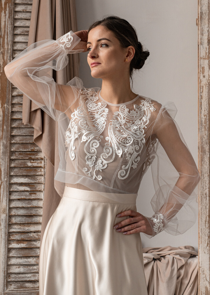 Panna Młoda Bolerka bolerka, narzutki, sweterki koronkowe bolerko ślubne, koronkowe bolerko do sukni ślubnej, delikatne bolerko ślubne, koronkowa narzutka ślubne 14