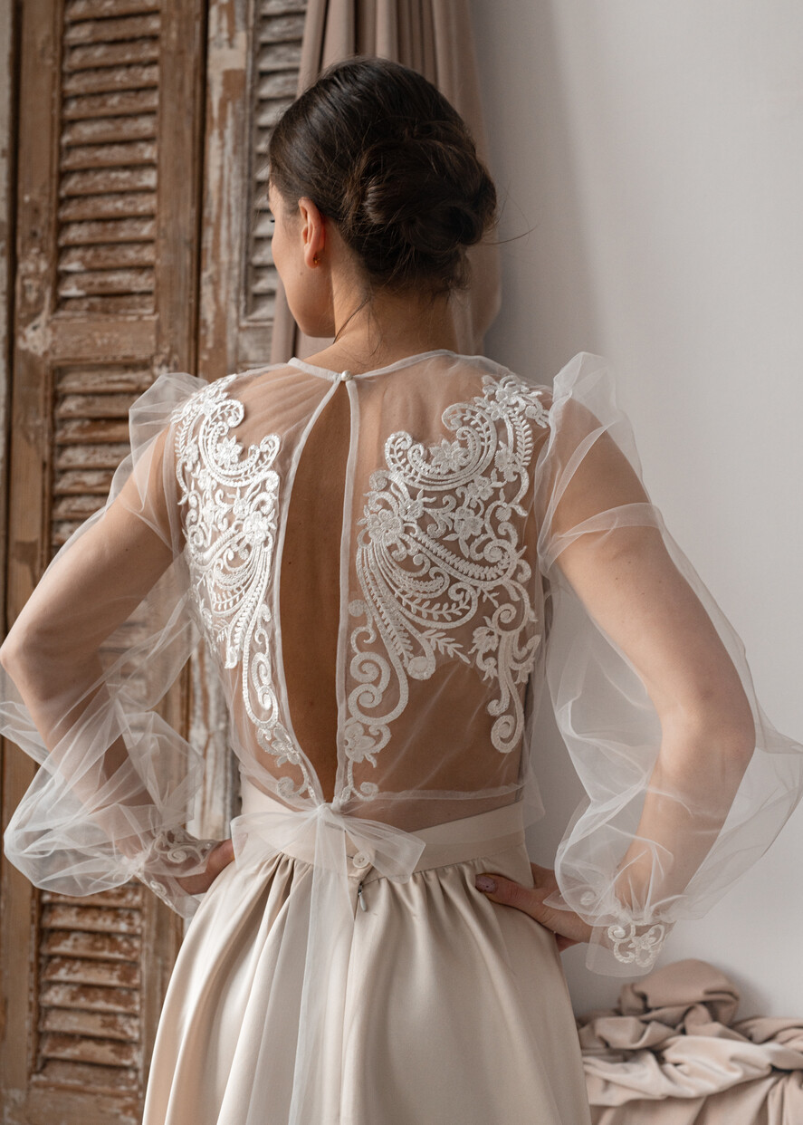 Panna Młoda Bolerka bolerka, narzutki, sweterki koronkowe bolerko ślubne, koronkowe bolerko do sukni ślubnej, delikatne bolerko ślubne, koronkowa narzutka ślubne 4