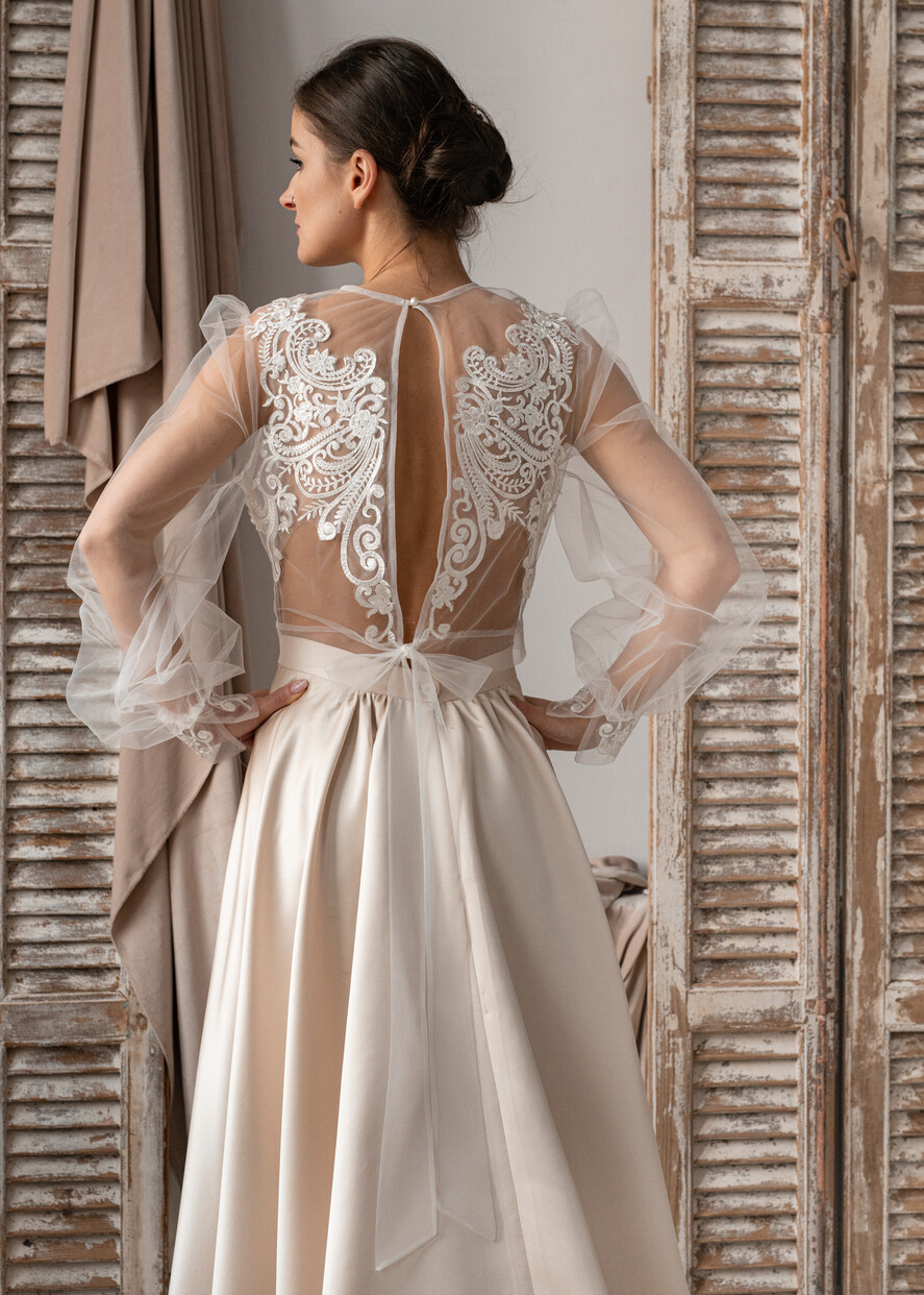 Panna Młoda Bolerka bolerka, narzutki, sweterki koronkowe bolerko ślubne, koronkowe bolerko do sukni ślubnej, delikatne bolerko ślubne, koronkowa narzutka ślubne 5