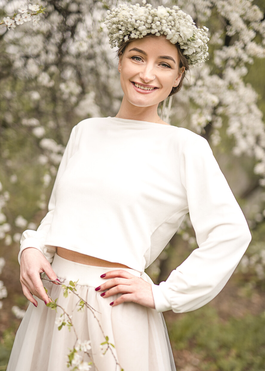 Panna Młoda Bolerka bolerka, narzutki, sweterki Welurowe Miekkie Bolerko Ślubne, Narzutka Ślubna welurowa miękka 0