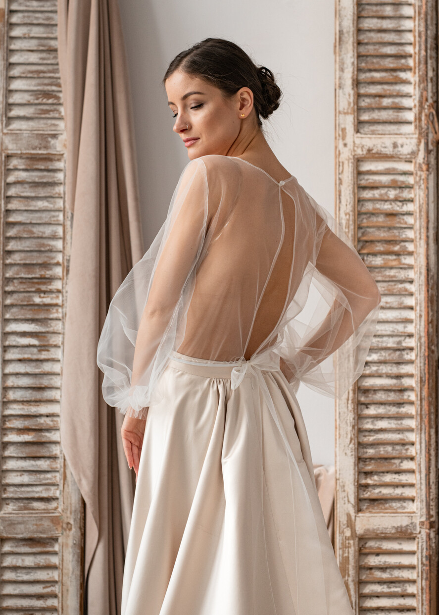 Panna Młoda Bolerka bolerka, narzutki, sweterki śliczne bolerko ślubne z koronką, koronkowe bolerko do sukni ślubnej, delikatne bolerko ślubne, koronkowa narzutka ślubne 10