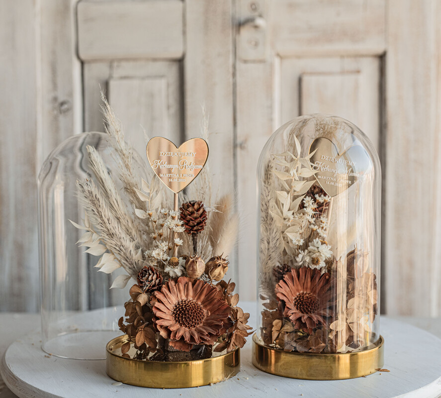 Prezenty, Podziękowania dla Rodziców Kompozycje Kwiatowe / Flowerboxy podziękowanie dla Rodziców kwiaty w szklanej kopule, pomysł na prezent dla rodziców, Szklana kopuła suszone kwiaty, Suszone Kwiaty w Szkle Kwiaty W Szklanej Kopule8