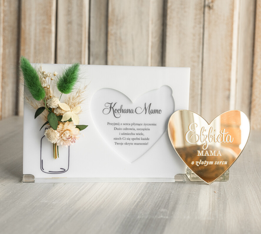 Prezenty dla Mamy flowerboxy, box ze słodyczami  pomysł na prezent dla Mamy tabliczka z życzeniami na dzień Mamy prezent dla Mamy z okazji dnia Matki, kwiaty prezent dla mamy, kompozycja z suszonych kwiatów 8