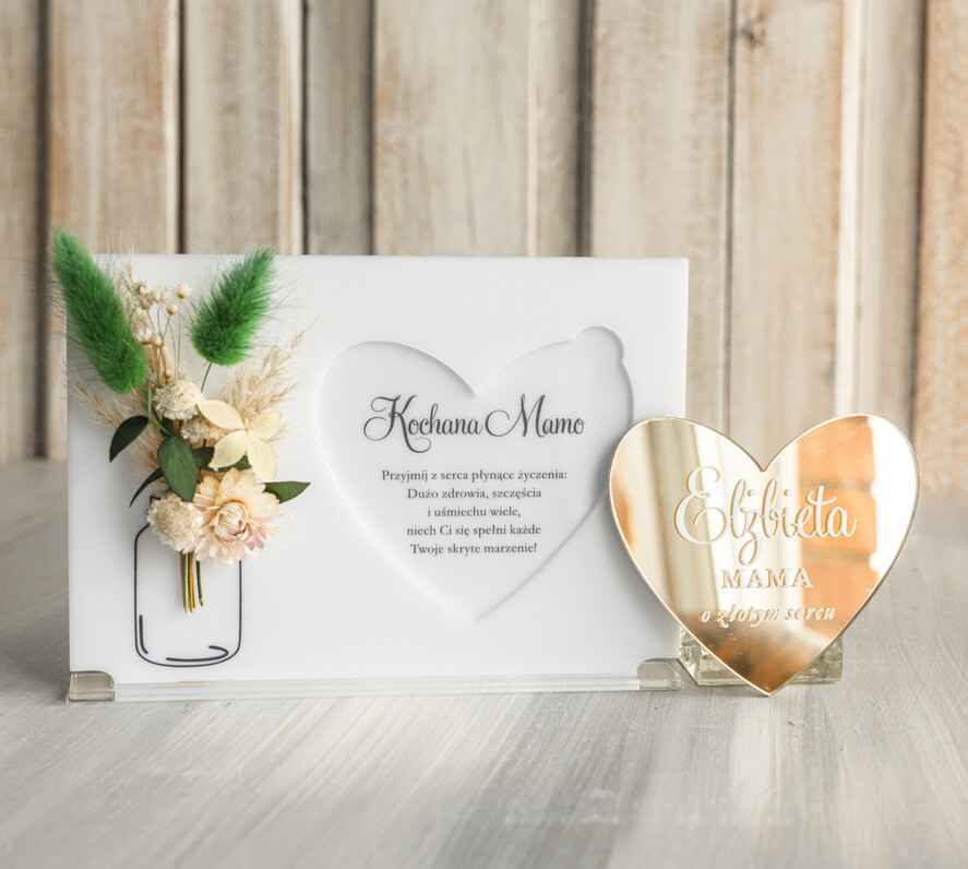 Prezenty dla Mamy flowerboxy, box ze słodyczami  pomysł na prezent dla Mamy tabliczka z życzeniami na dzień Mamy prezent dla Mamy z okazji dnia Matki, kwiaty prezent dla mamy, kompozycja z suszonych kwiatów 9