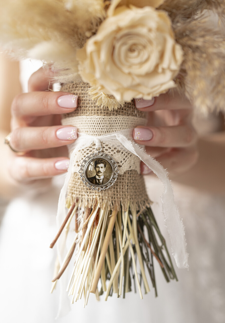 Medalion do bukietu ślubnego medalik zawieszka do bukietu zdjęcie portret na pamiątkę wisiorek, Medalion do bukietu ślubnego ze zdjęciem3