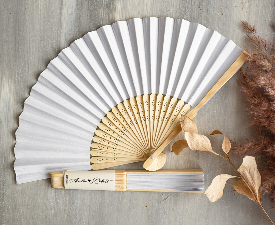 Dekoracje Sali weselnej/Dodatki do Zdjęć Zestaw na ślub w plenerze Zestaw na ślub w plenerze - wachlarz chusteczki i płatkowe konfetti- weselna linia czasu - timeline - prezent dla gości5