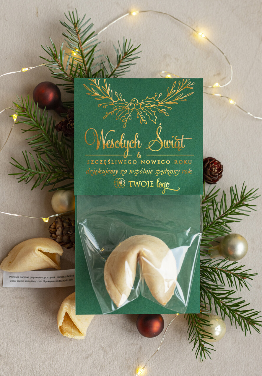 Prezenty Oferta dla Salonów BEAUTY drobne prezenty słodkości miody ciasteczka ciasteczko z wróżbą podziękowania dla klientki salonu kosmetycznego, prezent od fryzjerki dla klientek, upominek  bożonarodzeniowy gadzet od stylistki rzes0