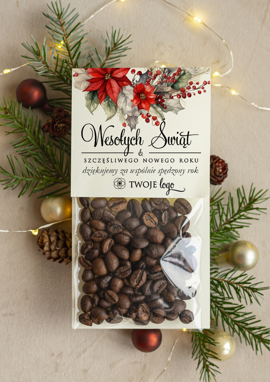 Prezenty Oferta dla Salonów BEAUTY drobne prezenty słodkości miody ciasteczka świąteczna kawa podziękowania dla klientki salonu kosmetycznego, prezent od fryzjerki dla klientek, upominek  bożonarodzeniowy gadzet od stylistki rzes0